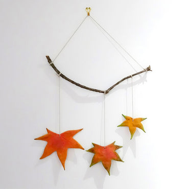 Autumn Leaves Wall Hanging - Kids Craft Ideas