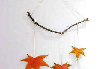 Autumn Leaves Wall Hanging - Kids Craft Ideas